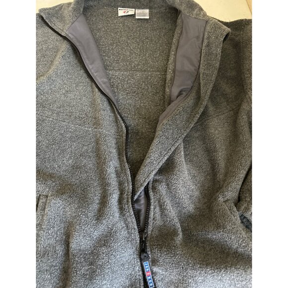 Jerzees Mens Large Gray Full Zip Fleece Jacket 70% Polyester & 30% Rayon - Picture 6 of 6
